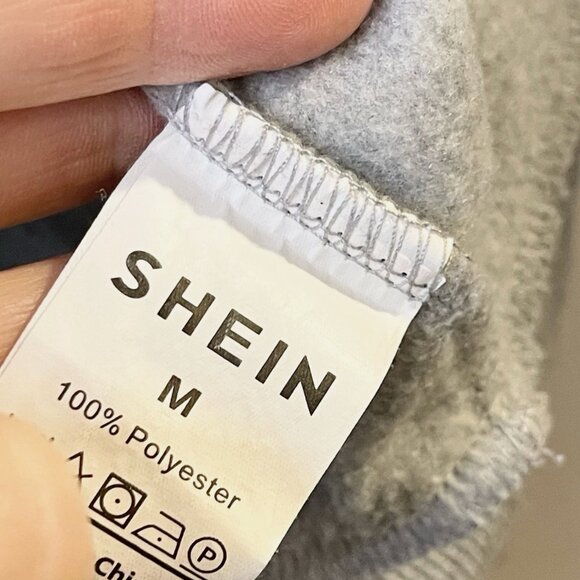 Women’s Size M Silly Goose University Sweatshirt College Fleece Crew Gray - Picture 4 of 4